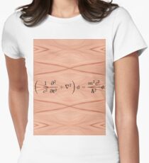 Physics, Nature, temper, disposition, tone, structure, framework,   Composition, frame Women's Fitted T-Shirt