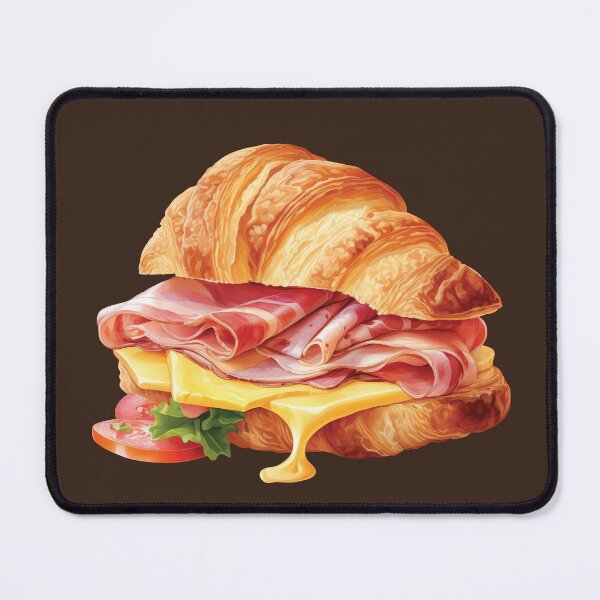 Item preview, Smoked Ham and Cheese Croissant designed and sold by Alicia Chee.