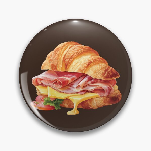 Item preview, Smoked Ham and Cheese Croissant designed and sold by Alicia Chee.