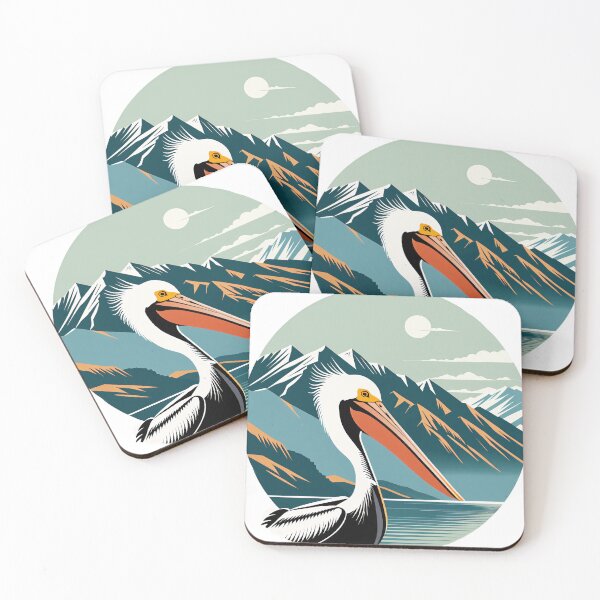 Item preview, Pelican Mountains Moon Lake Nature designed and sold by BeeFigDesigns.