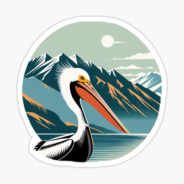Item preview, Pelican Mountains Moon Lake Nature designed and sold by BeeFigDesigns.