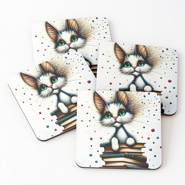 Item preview, Scholarly Whiskers: Keeper of Tales designed and sold by ramboe.