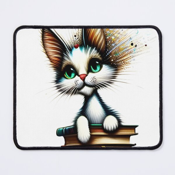 Item preview, Scholarly Whiskers: Keeper of Tales designed and sold by ramboe.