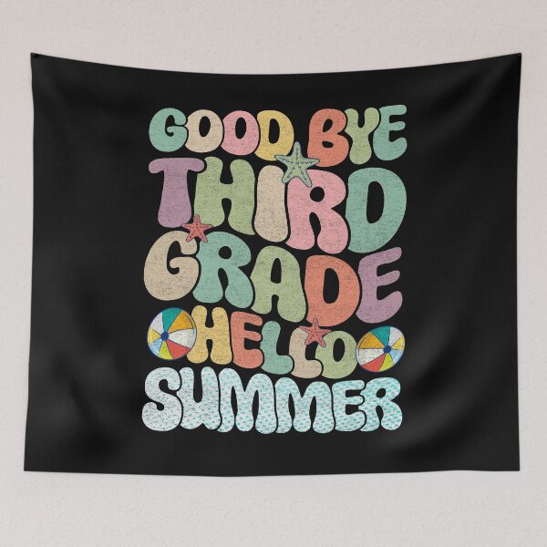 Item preview, Good Bye Third Grade Hello Summer Cute Vintage Holiday Summer designed and sold by Jakaria Hossain.