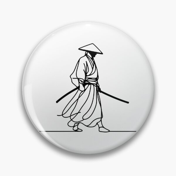 Item preview, Line Art - Ronin designed and sold by DesignsByKazu.