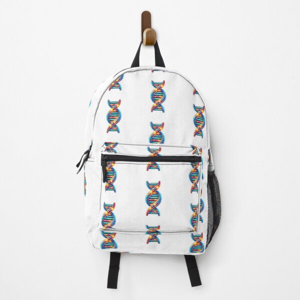 Item preview, Glowing DNA Helix - Vibrant Biochemistry Sticker designed and sold by Molecularmerch.