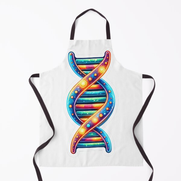 Item preview, Glowing DNA Helix - Vibrant Biochemistry Sticker designed and sold by Molecularmerch.