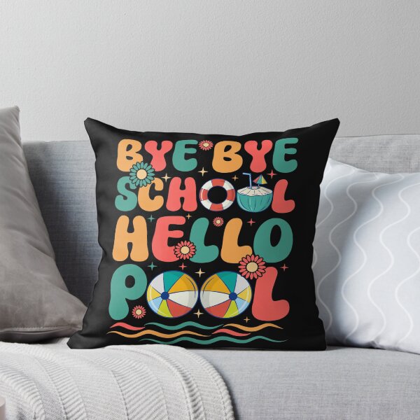 Item preview, Bye Bye School Hello Pool Cute Vintage Holiday Summer designed and sold by Jakaria Hossain.