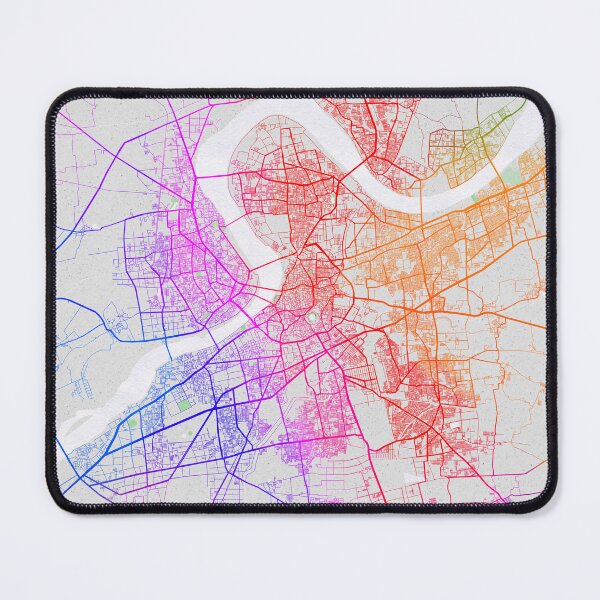 Item preview, Surat City Map of Gujarat, India - Colorful designed and sold by deMAP.