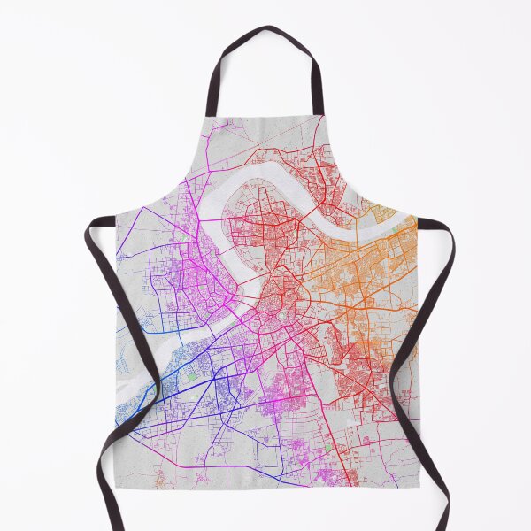 Item preview, Surat City Map of Gujarat, India - Colorful designed and sold by deMAP.