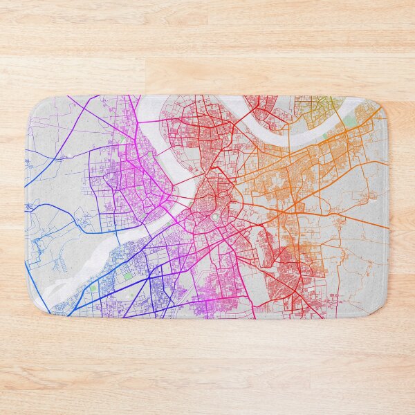 Item preview, Surat City Map of Gujarat, India - Colorful designed and sold by deMAP.
