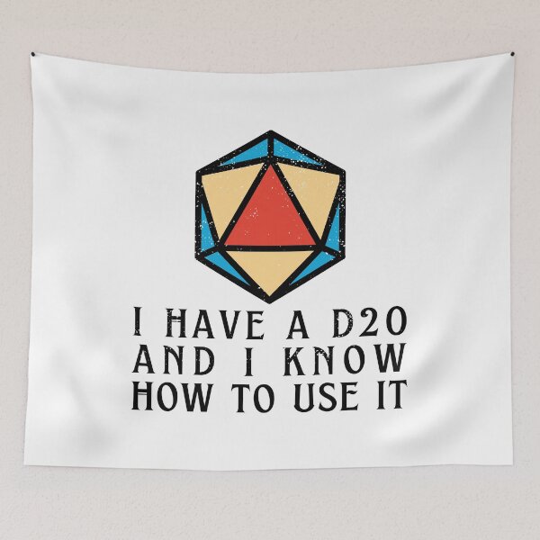 Item preview, I Have a d20 and I Know How to Use It: RPG Pride designed and sold by Amanda-S-Olsen.