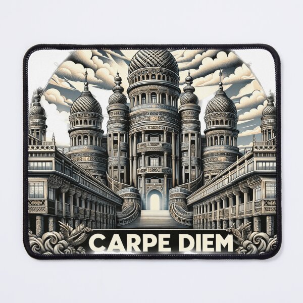 Item preview, Carpe Diem Magnificent Architecture Design designed and sold by Emoji Emblems.