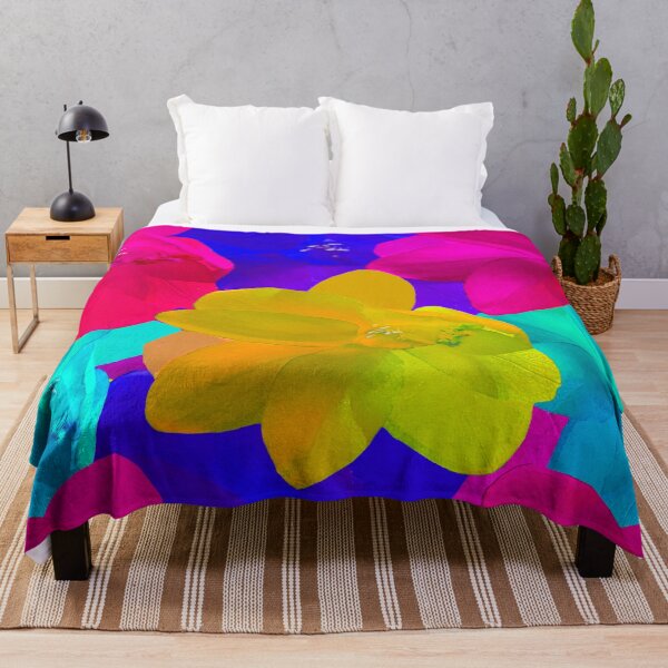 Item preview, Yellow, Blue, Pink Christmas Cactus Photography - Pink Cactus Photography - Repeating Pattern designed and sold by Victoria Rose.