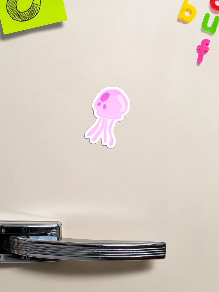 Spongebob Jellyfish Sticker for Sale by slyfieri