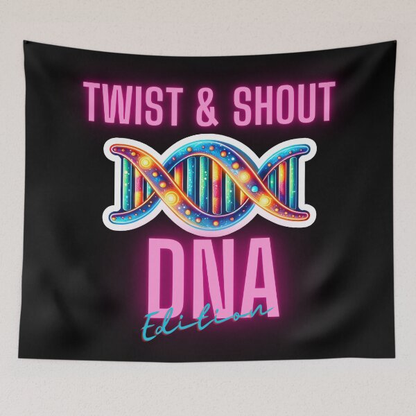 Item preview, Twist & Shout DNA Edition - Vibrant Biochemistry Stickers designed and sold by Molecularmerch.