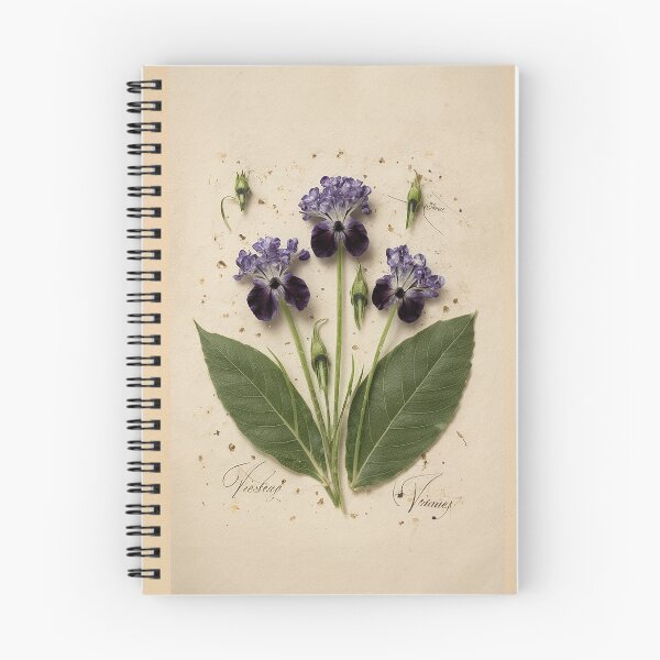 Item preview, Ethereal Elegance: Vintage Violet Flower Pressing designed and sold by The Digital Compass.
