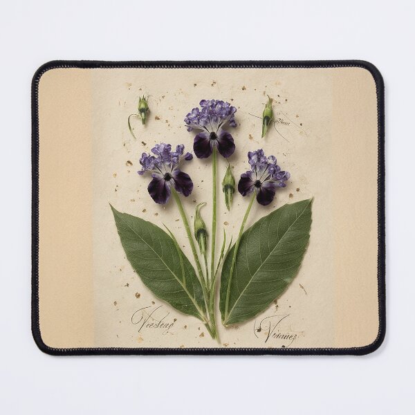 Item preview, Ethereal Elegance: Vintage Violet Flower Pressing designed and sold by The Digital Compass.