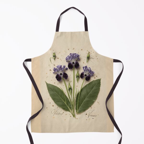 Item preview, Ethereal Elegance: Vintage Violet Flower Pressing designed and sold by The Digital Compass.