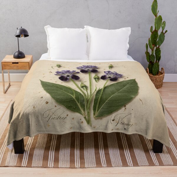 Item preview, Ethereal Elegance: Vintage Violet Flower Pressing designed and sold by The Digital Compass.