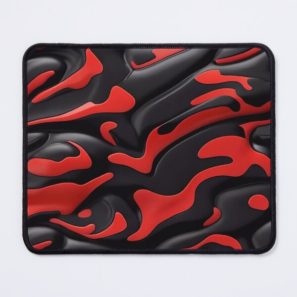 Item preview, Abstract Red And Black Camouflage Pattern designed and sold by TheArtOfPat.