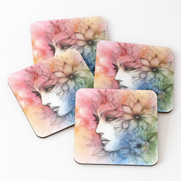Item preview, Blossom Muse (No.2) designed and sold by LyssasMindArt.