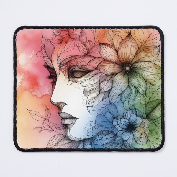 Item preview, Blossom Muse (No.2) designed and sold by LyssasMindArt.