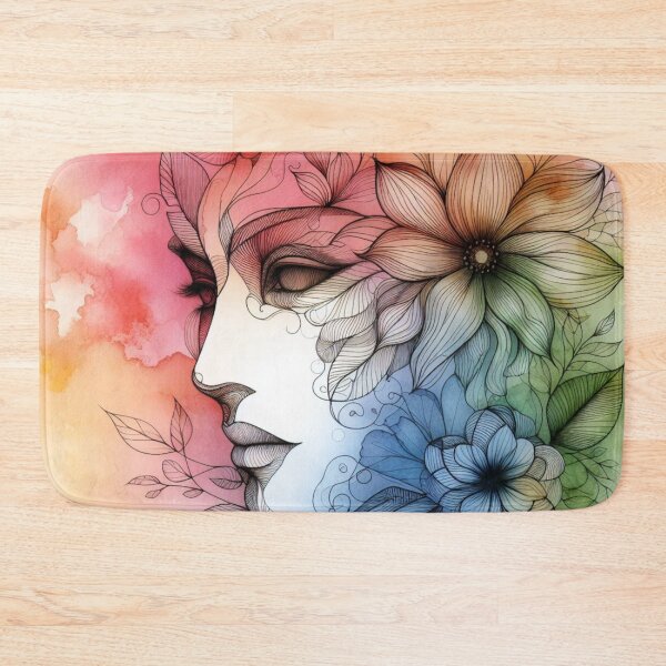 Item preview, Blossom Muse (No.2) designed and sold by LyssasMindArt.