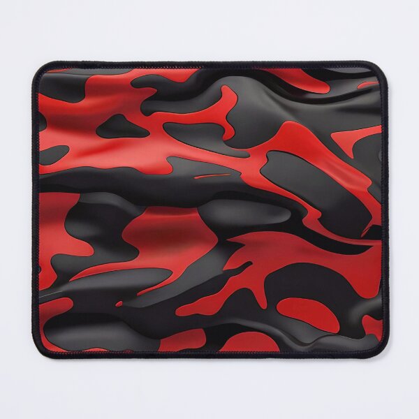Item preview, Abstract Red And Black Camouflage Pattern designed and sold by TheArtOfPat.