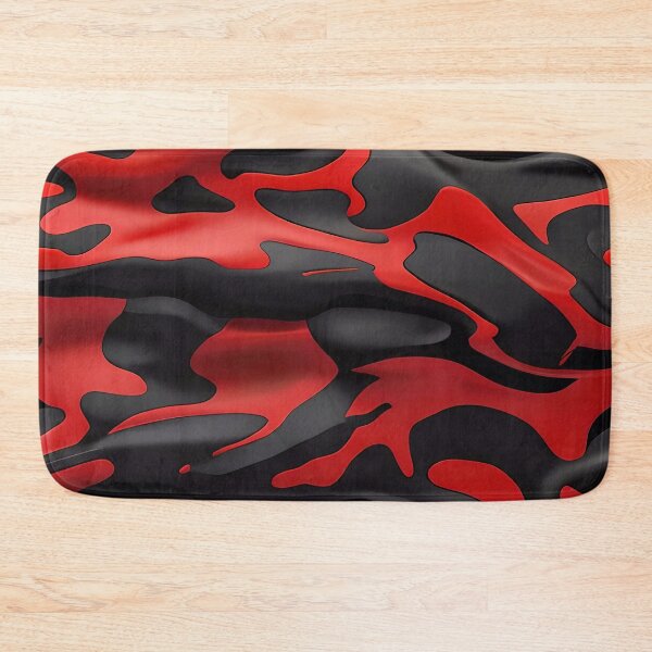Item preview, Abstract Red And Black Camouflage Pattern designed and sold by TheArtOfPat.