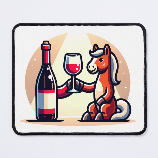 Item preview, Wine and Horses designed and sold by PeelZinc.