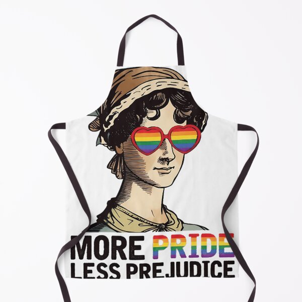 Item preview, More Pride Less Prejudice Lgb Jane Austen Proud Ally Pride Montht-Shi designed and sold by BernardDescham.
