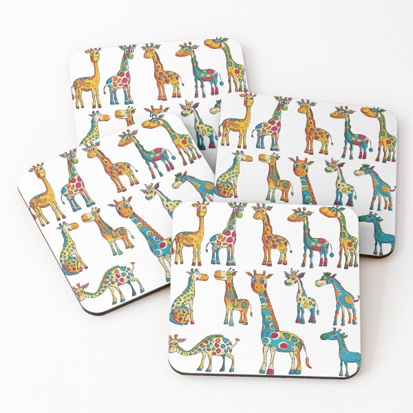 Aperçu de l'œuvre Girafes (E5) créée et vendue par echooche.