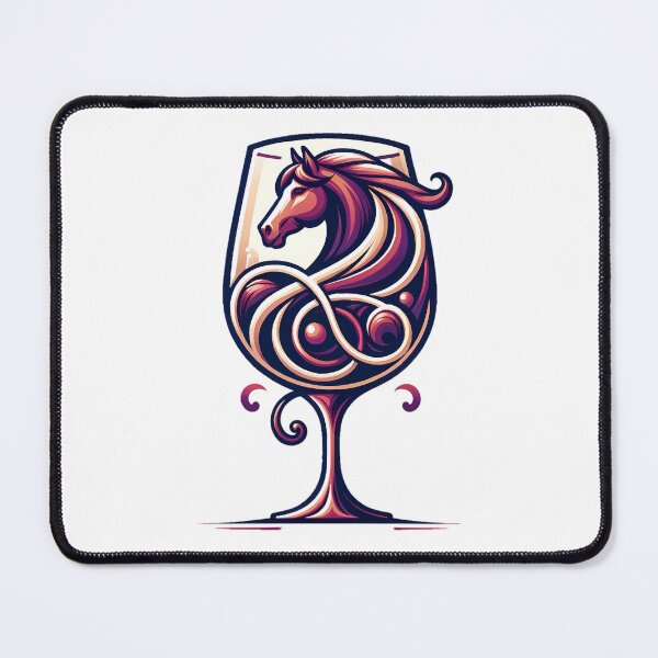 Item preview, Wine and Horses designed and sold by PeelZinc.