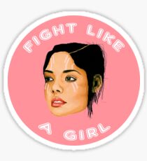 Pegatina Valkyrie - Lucha como una chica