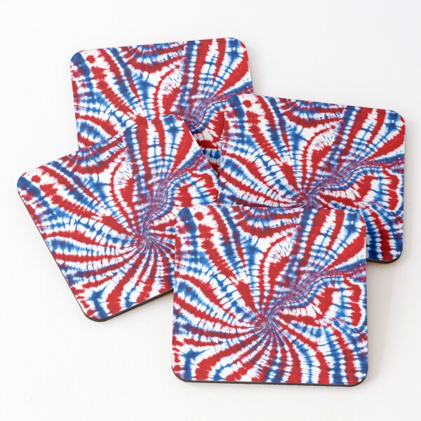 Item preview, Patriotic Red Blue Swirl Tie Dye designed and sold by Tom-Johnson.