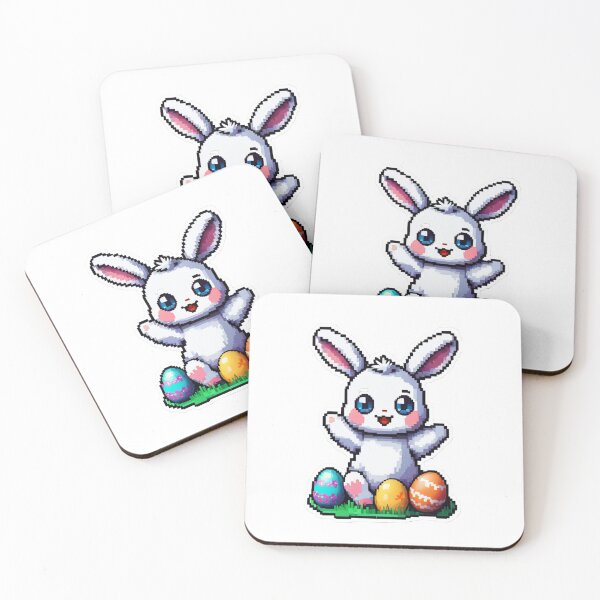 Item preview, Easter Day cute pixel art sticker designed and sold by Phachara1.