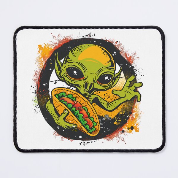 Item preview, Alien and Tacos designed and sold by PeelZinc.
