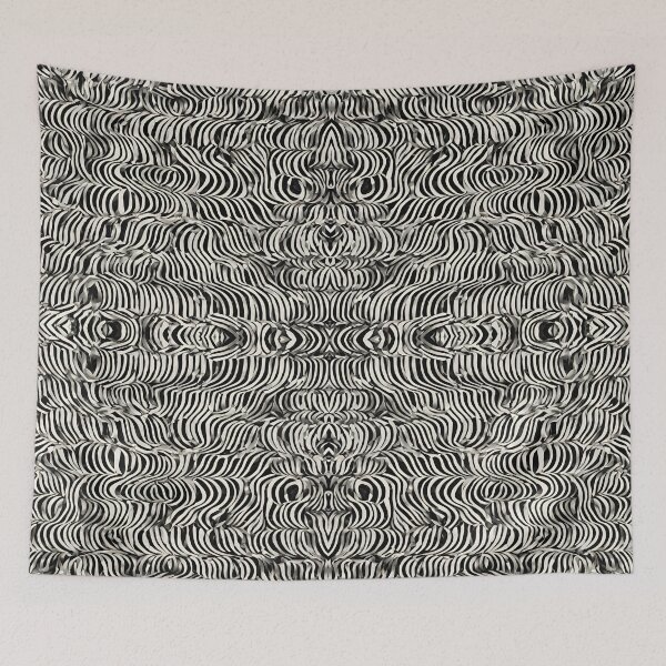 Item preview, Black and White Retro Abstraction 6 designed and sold by Tom-Johnson.