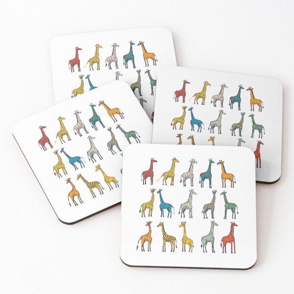 Aperçu de l'œuvre Girafes (E7) créée et vendue par echooche.