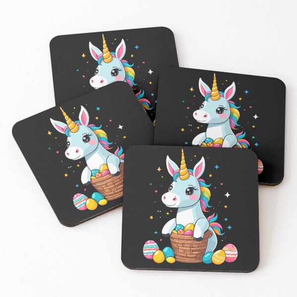 Item preview, Funny unicorn Easter bunny. Cute Easter unicorn designed and sold by LuminOrb.