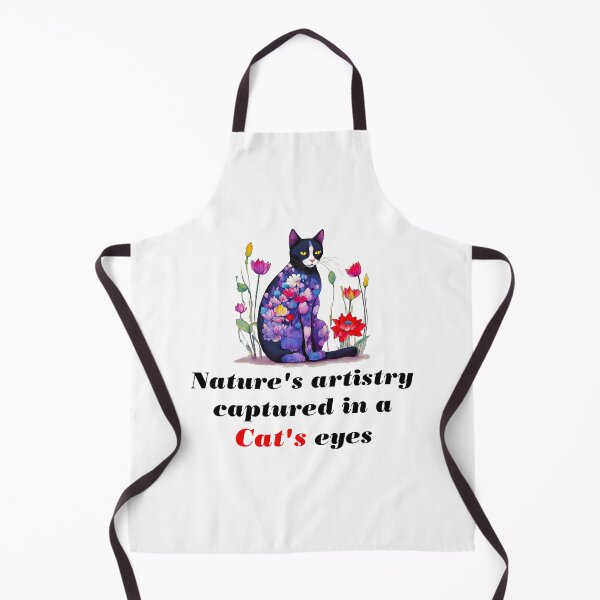 Item preview, Nature's artistry captured in a cat's eyes - Cat in Lotus Flowers quote 2 designed and sold by Tom-Johnson.