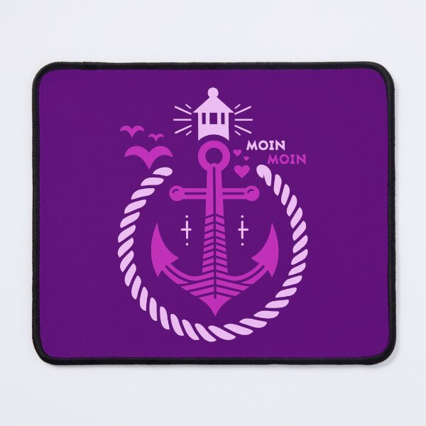 Item preview, Moin Moin anchor + lighthouse with heart designed and sold by netrok.