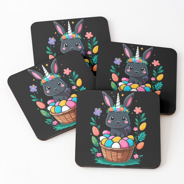 Item preview, Funny unicorn Easter bunny. Cute Easter unicorn designed and sold by LuminOrb.