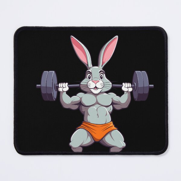 Item preview, Easter Bunny Funny Bodybuilder & Animal Workout designed and sold by LuminOrb.