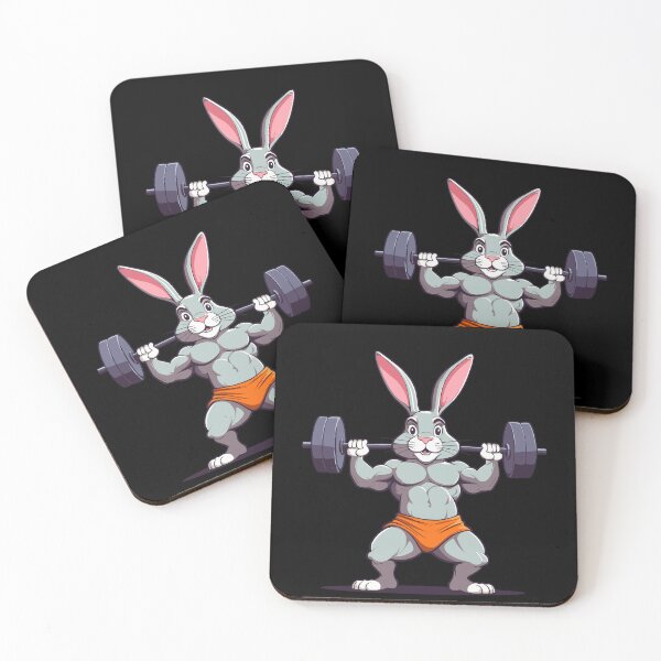 Item preview, Easter Bunny Funny Bodybuilder & Animal Workout designed and sold by LuminOrb.