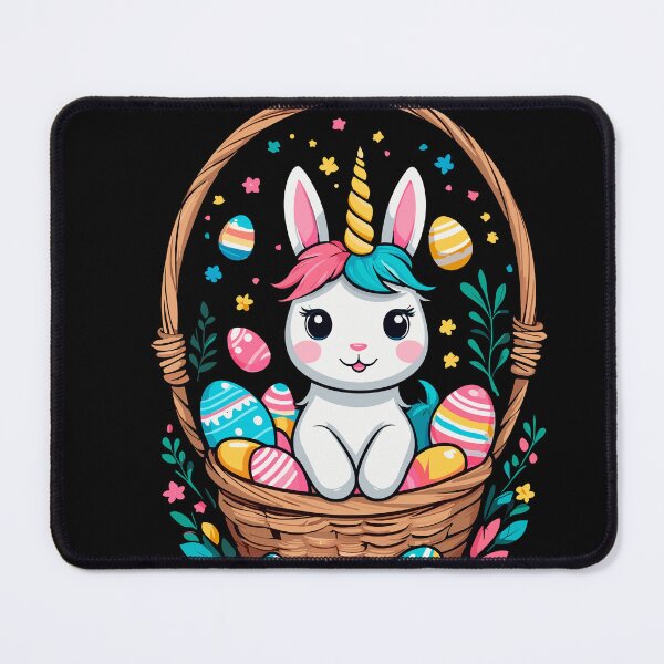 Item preview, Funny unicorn Easter bunny. Cute Easter unicorn designed and sold by LuminOrb.