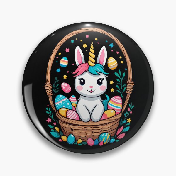 Item preview, Funny unicorn Easter bunny. Cute Easter unicorn designed and sold by LuminOrb.