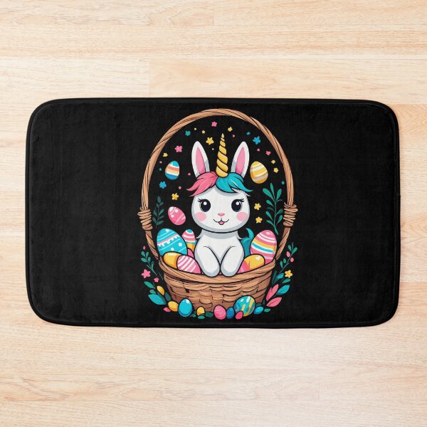 Item preview, Funny unicorn Easter bunny. Cute Easter unicorn designed and sold by LuminOrb.