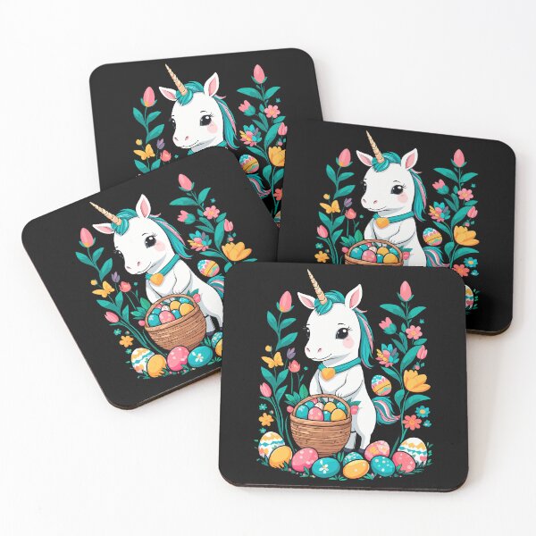 Item preview, Funny unicorn Easter bunny. Cute Easter unicorn designed and sold by LuminOrb.